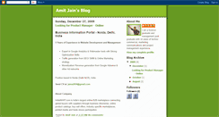 Desktop Screenshot of blog.amitjain.com
