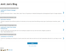 Tablet Screenshot of blog.amitjain.com
