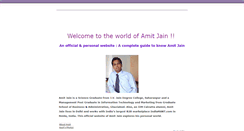 Desktop Screenshot of amitjain.com