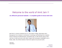Tablet Screenshot of amitjain.com